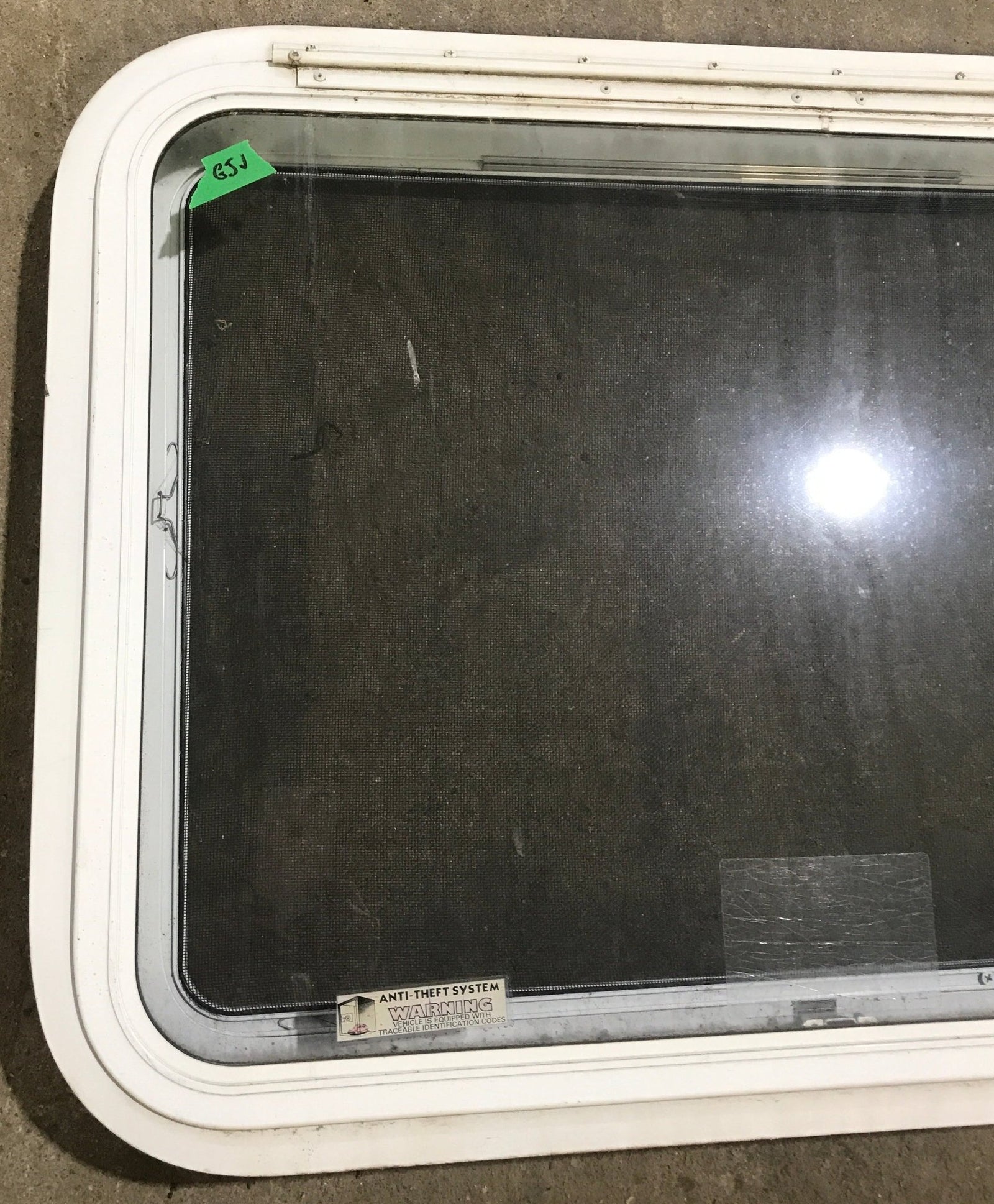 Used White Radius Emergency Opening Window : 29 1/2