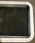 Used White Radius Emergency Opening Window : 29 1/2" W x 21 1/2" H x 1 7/8" D - Young Farts RV Parts