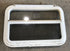 Used White Radius Emergency Opening Window : 29 1/4" W x 19 1/2" H x 1 1/2" D - Young Farts RV Parts