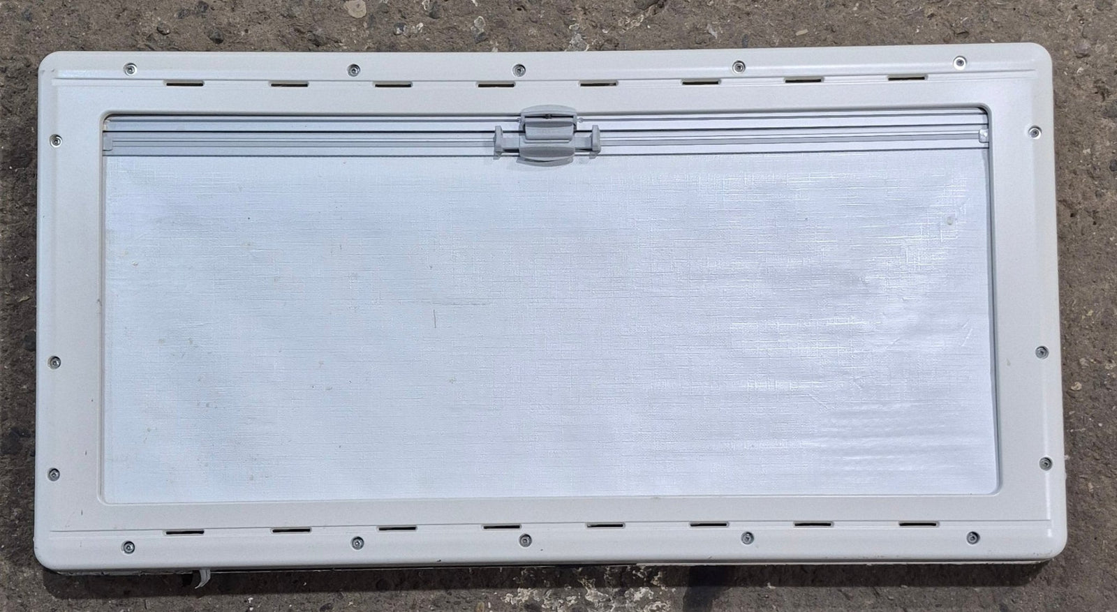 Used White Radius Emergency Opening Window : 34 3/4