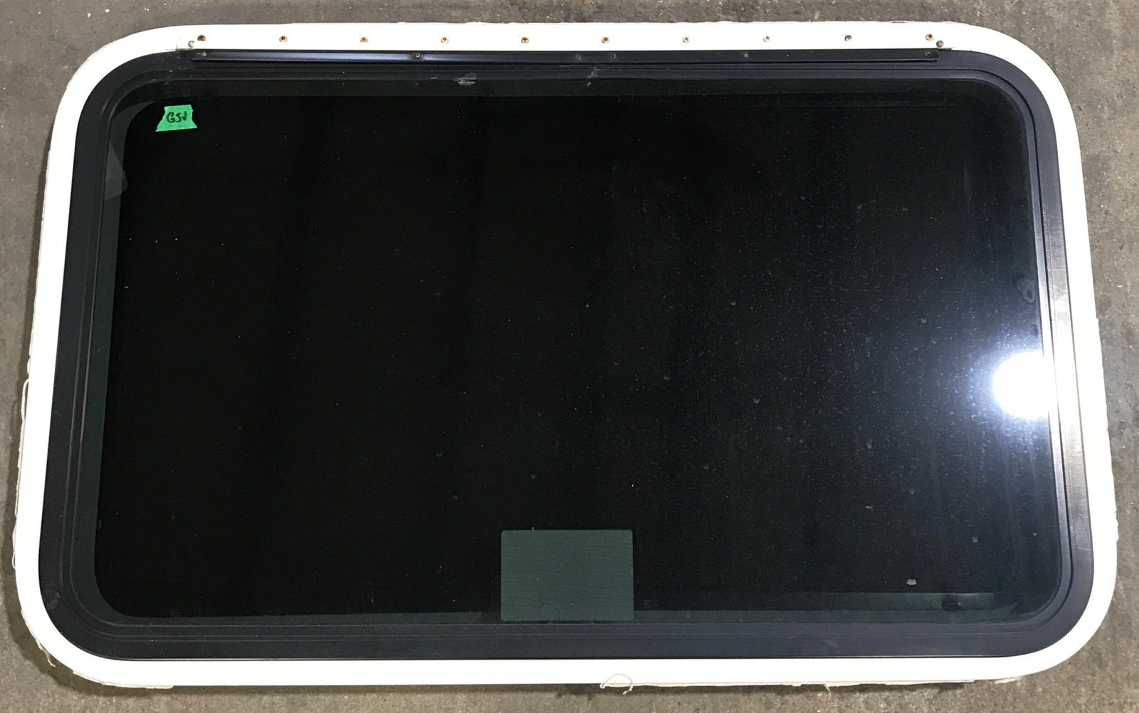 Used White Radius Emergency Opening Window : 35 1/2