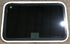 Used White Radius Emergency Opening Window : 35 1/2" W x 21 1/4" H x 1 7/8" D - Young Farts RV Parts