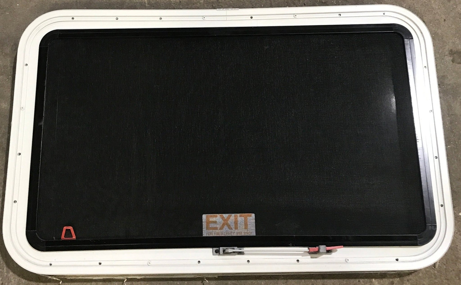 Used White Radius Emergency Opening Window : 35 1/2