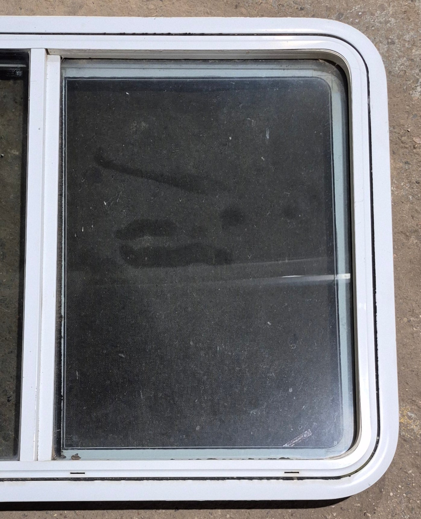 Used White Radius Emergency Opening Window : 41 1/4