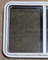 Used White Radius Emergency Opening Window : 41 1/4" W x 28 1/2" H x 2" D - Young Farts RV Parts