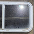 Used White Radius Emergency Opening Window - 42 1/2" X 21 1/4" X 2" - Young Farts RV Parts