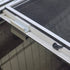 Used White Radius Emergency Opening Window - 42 5/8" X 24 3/8" X 1 7/8" - Young Farts RV Parts