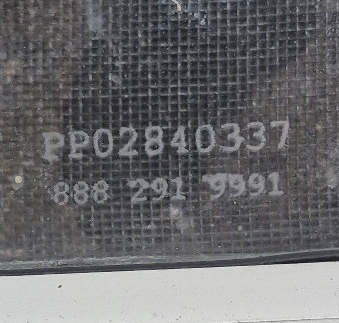 Used White Radius Emergency Opening Window : 45 1/2