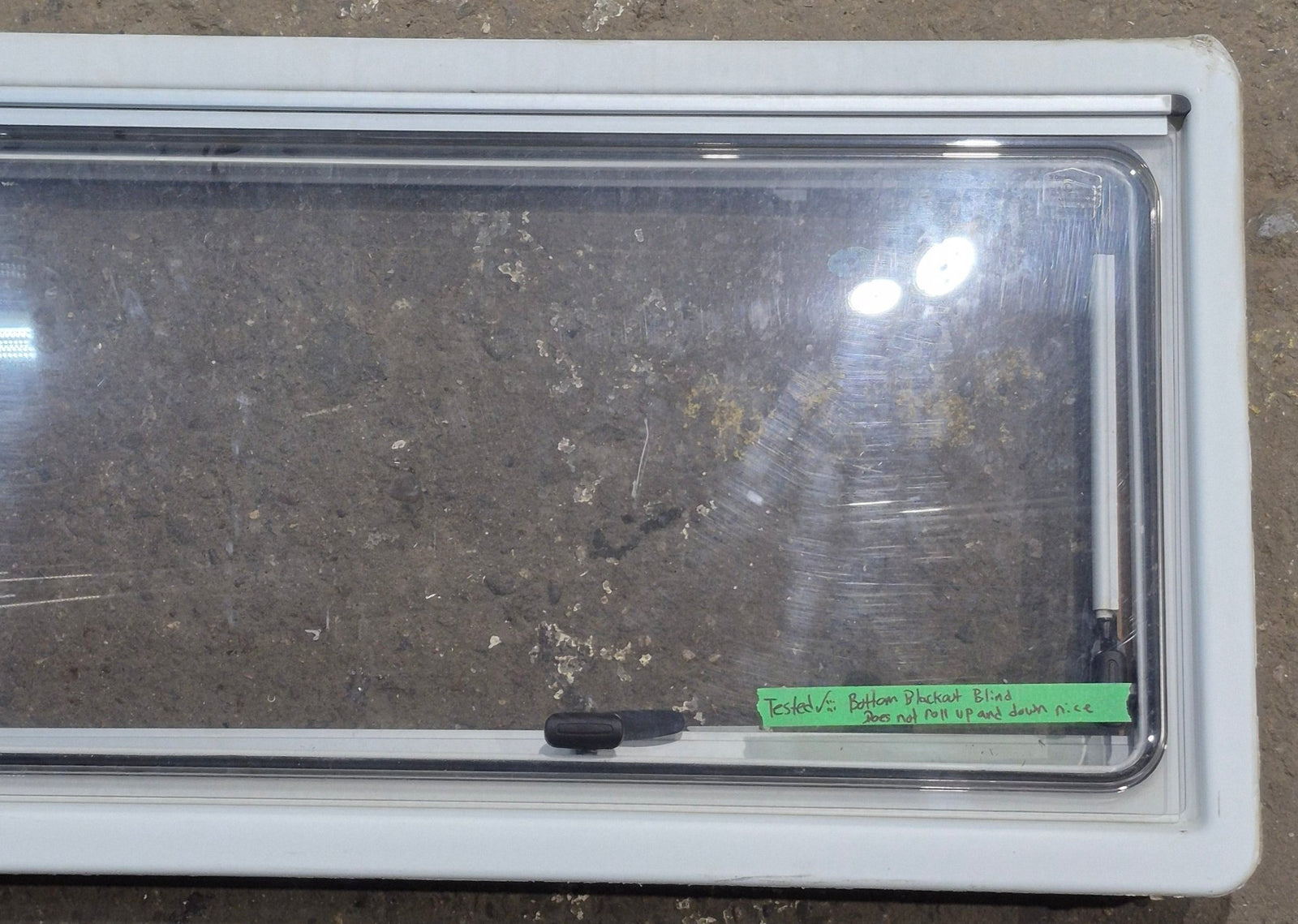Used White Radius Emergency Opening Window : 46 5/8