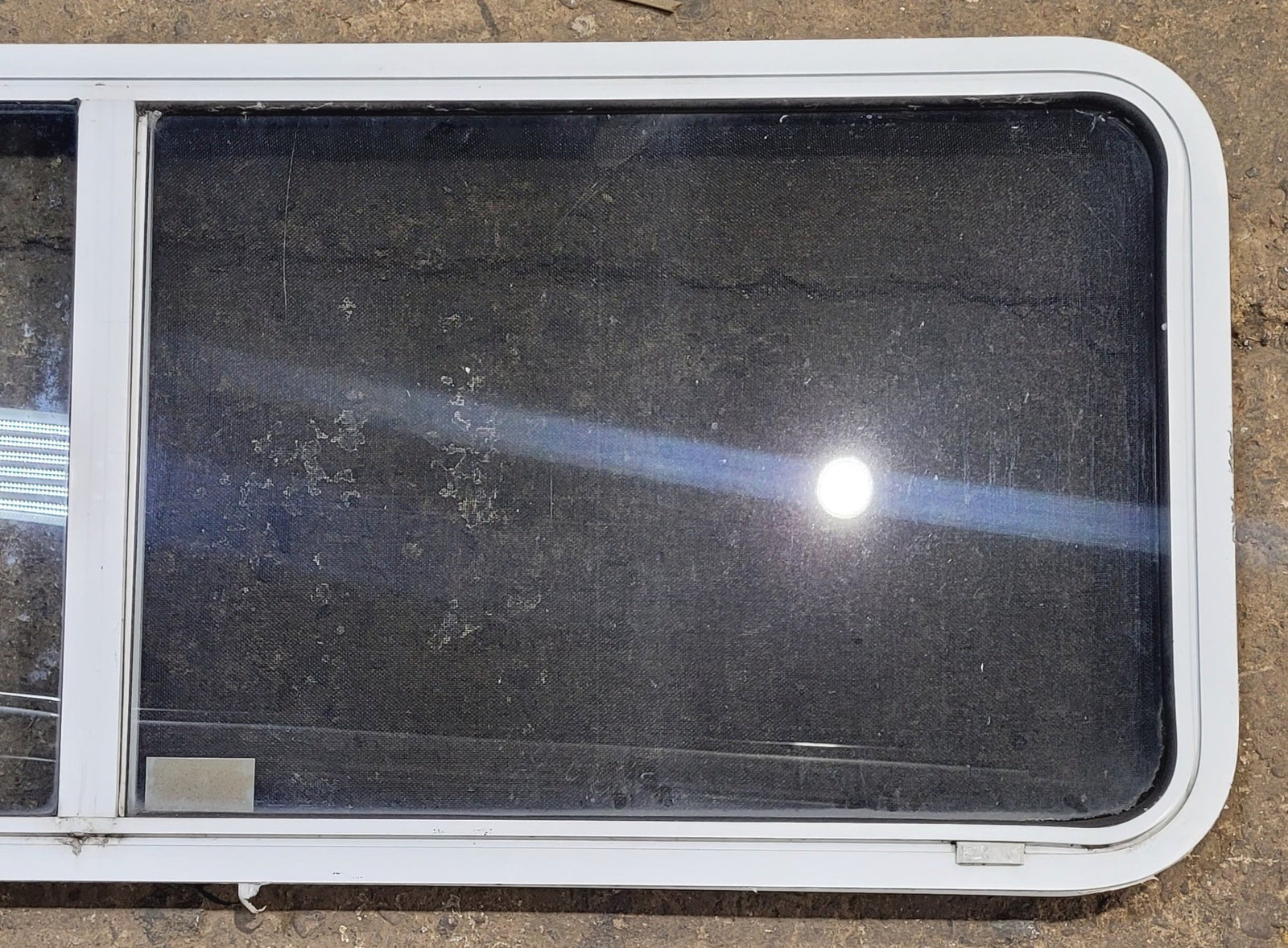 Used White Radius Emergency Opening Window : 60 1/4