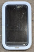 Used White Radius Non Opening Window : 13 1/2" W x 23 1/2" H x 1 7/8" D - Young Farts RV Parts