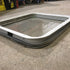 Used White Radius Non Opening Window : 23 1/2" W x 21 1/2" H x 1 7/8" D - Young Farts RV Parts