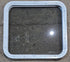 Used White Radius Non Opening Window : 23 1/2" W x 21 1/4" H x 1 7/8" D - Young Farts RV Parts