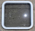 Used White Radius Non Opening Window : 23 1/2" W x 21 1/4" H x 1 7/8" D - Young Farts RV Parts