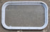 Used White Radius Non Opening Window : 23 3/4" W x 13 3/4" H x 1 7/8" D - Young Farts RV Parts