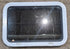 Used White Radius Non Opening Window : 24" W x 16 1/2" H x 1 7/8" D - Young Farts RV Parts
