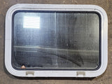 Used White Radius Non Opening Window : 24