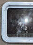 Used White Radius Non Opening Window : 24" W x 16 1/2" H x 1 7/8" D - Young Farts RV Parts