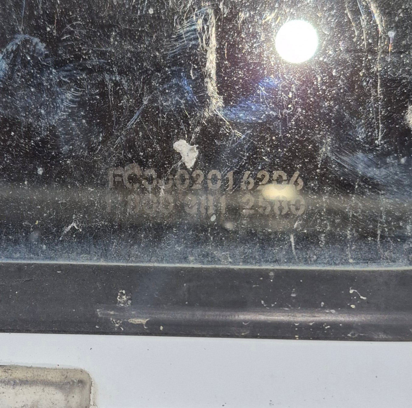Used White Radius Non Opening Window : 24
