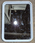 Used White Radius Non Opening Window : 26 1/4" W x 35 1/2" H x 1 7/8" D - Young Farts RV Parts