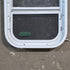 Used White Radius Opening Window - 13.25 X 17.5 X 1.875 - Young Farts RV Parts