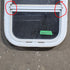 Used White Radius Opening Window - 13.25 X 17.5 X 1.875 - Young Farts RV Parts