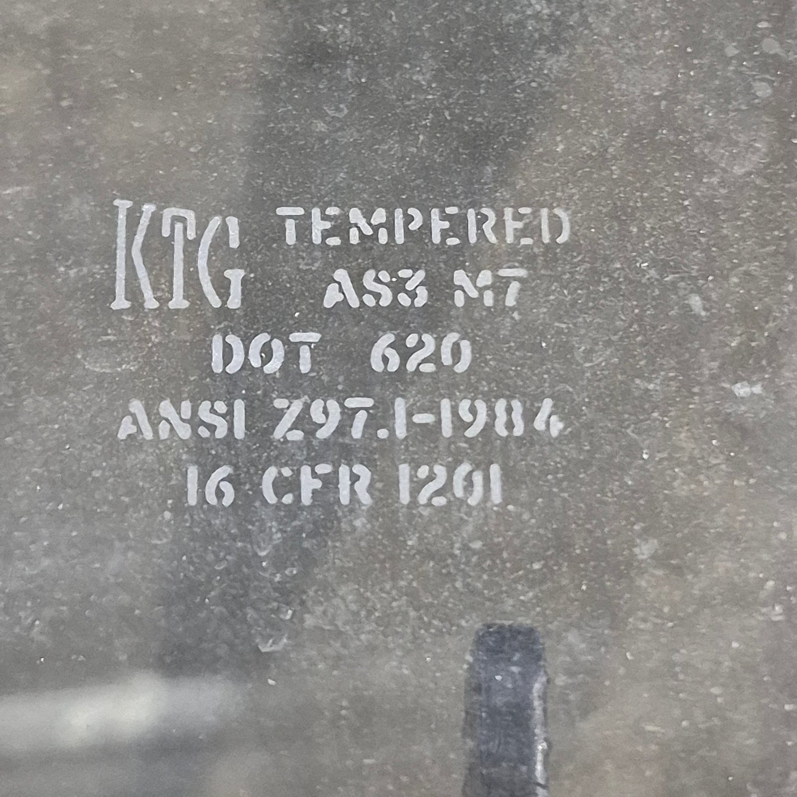 Used White Radius Opening Window - 13.25 X 17.5 X 1.875 - Young Farts RV Parts