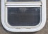 Used White Radius Opening Window : 14 1/4" W x 17 1/4" H x 1 17/8" D - Young Farts RV Parts