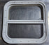 Used White Radius Opening Window : 17 1/2" W x 17 1/2" H x 1 1/8" D - Young Farts RV Parts