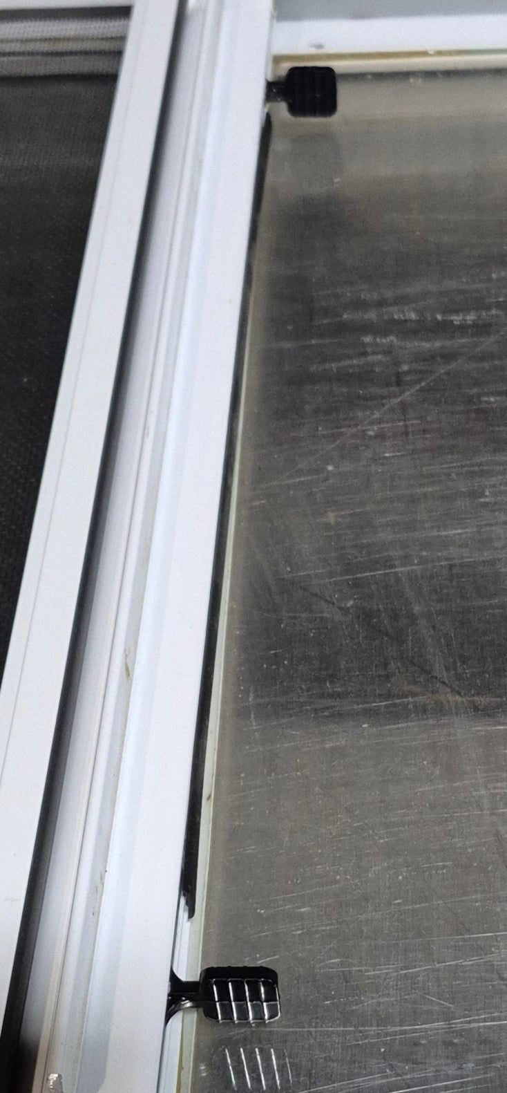 Used White Radius Opening Window : 17 1/2