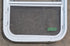 Used White Radius Opening Window : 17 1/2" W x 21 1/4" H x 1 7/8" D - Young Farts RV Parts