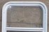 Used White Radius Opening Window : 17 1/2" W x 21 1/4" H x 1 7/8" D - Young Farts RV Parts