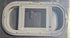 Used White Radius Opening Window : 17 1/2" W x 8 1/2" H x 1 1/8" D - Young Farts RV Parts