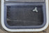 Used White Radius Opening Window : 17 1/4" W x 21 1/4" H x 1 3/4" D - Young Farts RV Parts