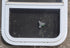 Used White Radius Opening Window : 17 1/4" W x 21 1/4" H x 1 3/4" D - Young Farts RV Parts