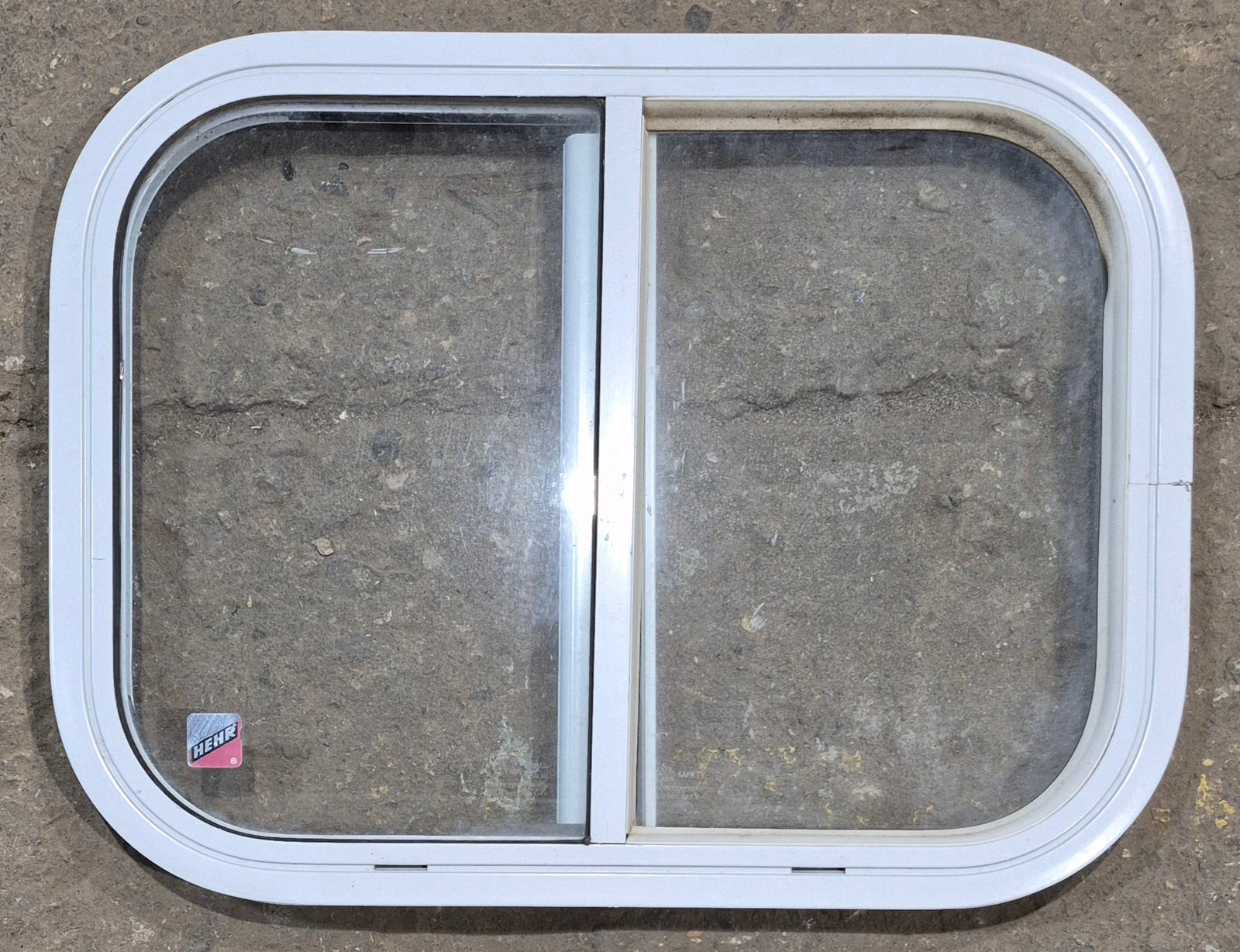 Used White Radius Opening Window : 19 1/2