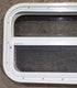Used White Radius Opening Window : 23 1/2" W x 14 1/4" H x 1 7/8" D - Young Farts RV Parts