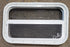 Used White Radius Opening Window : 23 1/2" W x 14 1/4" H x 1 7/8" D - Young Farts RV Parts