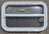 Used White Radius Opening Window : 23 1/2" W x 14 1/4" H x 1 7/8" D - Young Farts RV Parts