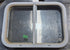 Used White Radius Opening Window : 23 1/2" W x 17 1/2" H x 1 7/8" D - Young Farts RV Parts