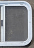 Used White Radius Opening Window : 23 1/2" W x 17 1/2" H x 1 7/8" D - Young Farts RV Parts