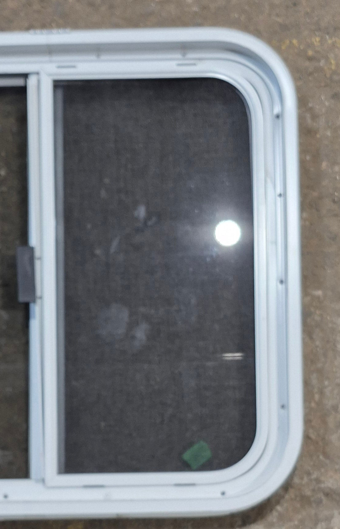 Used White Radius Opening Window : 23 1/4