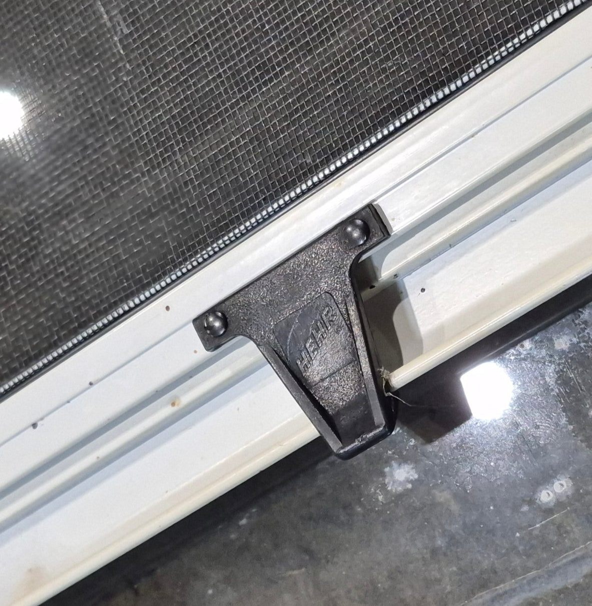 Used White Radius Opening Window : 23 1/4