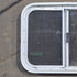 Used White Radius Opening Window - 23.25 X 17.25 X 1.75 - Young Farts RV Parts
