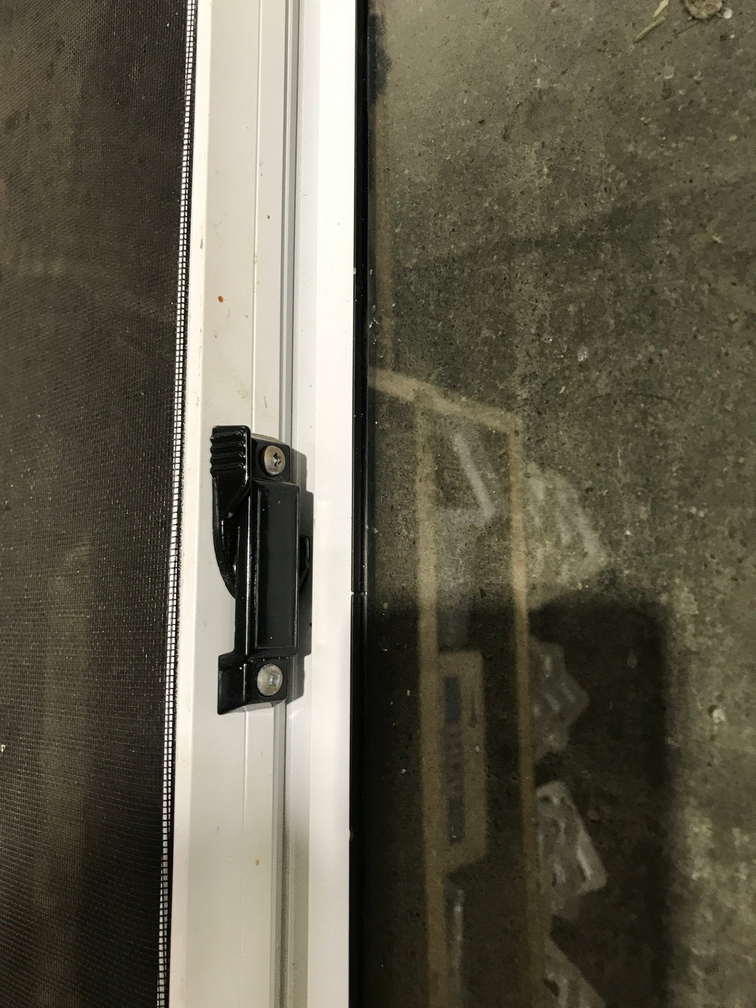 Used White Radius Opening Window : 24 1/2