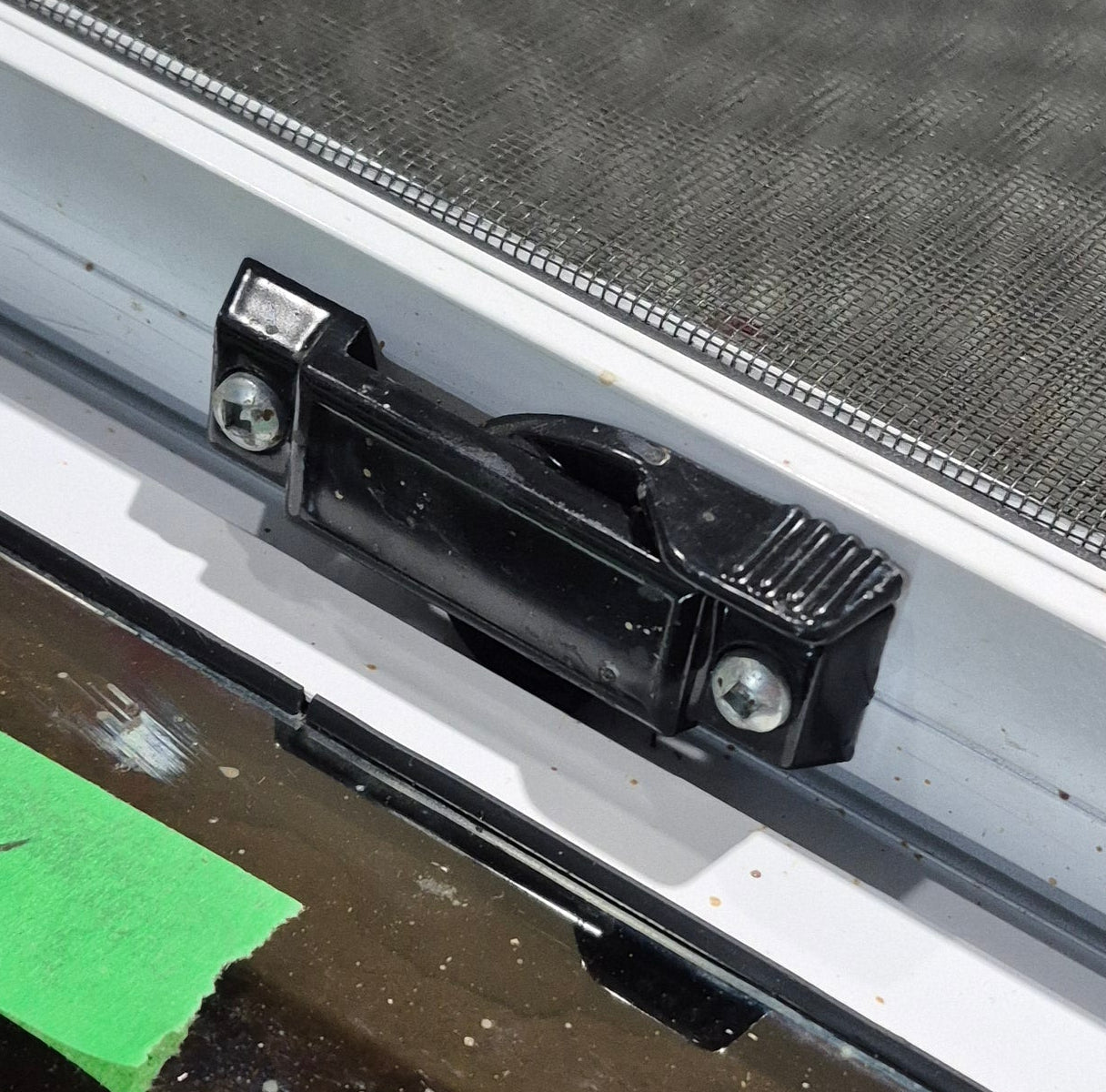 Used White Radius Opening Window : 24 1/4