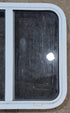 Used White Radius Opening Window : 24 1/4" W x 21 3/4" H x 1 7/8" D - Young Farts RV Parts