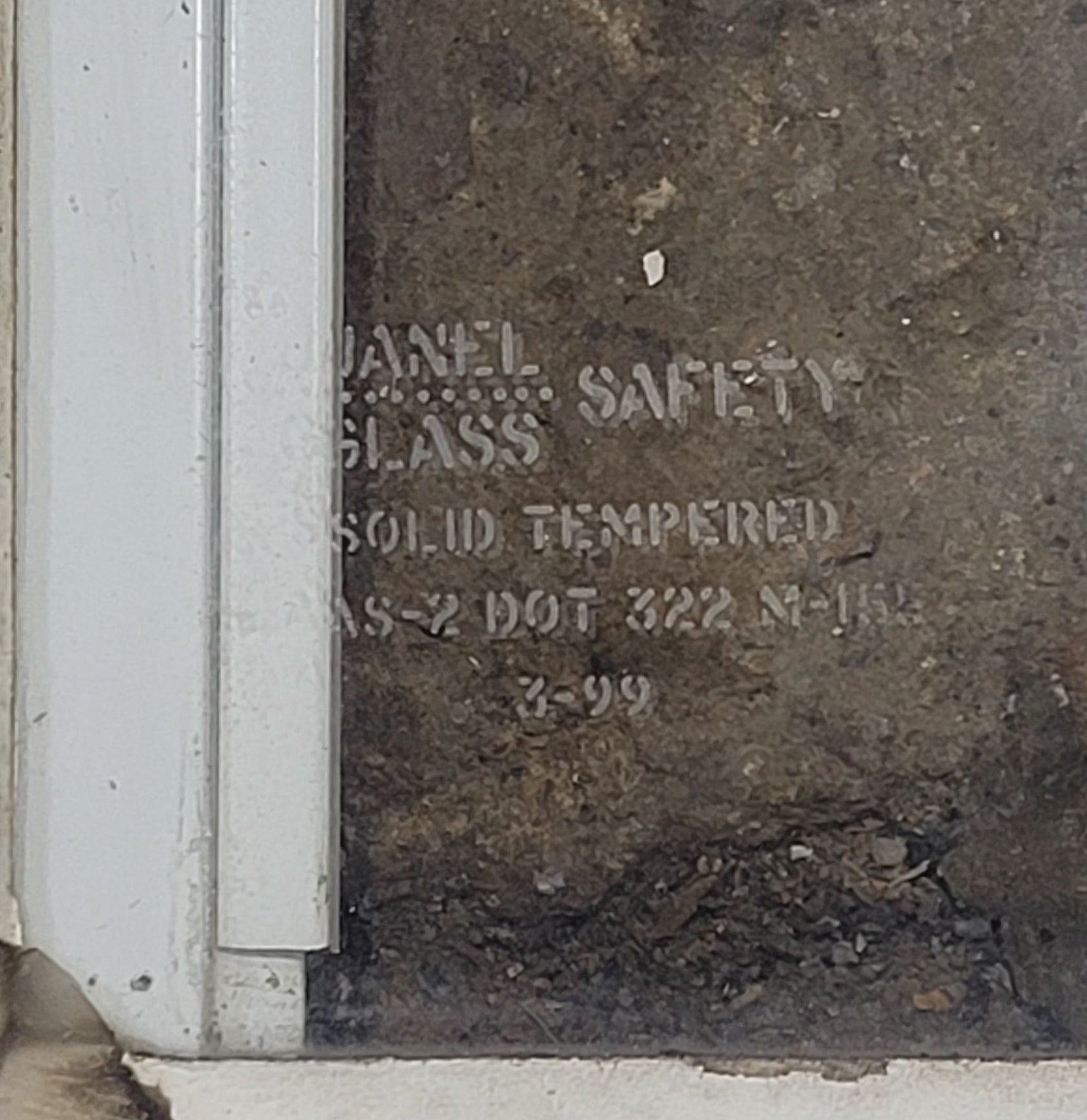 Used White Radius Opening Window : 26 1/2