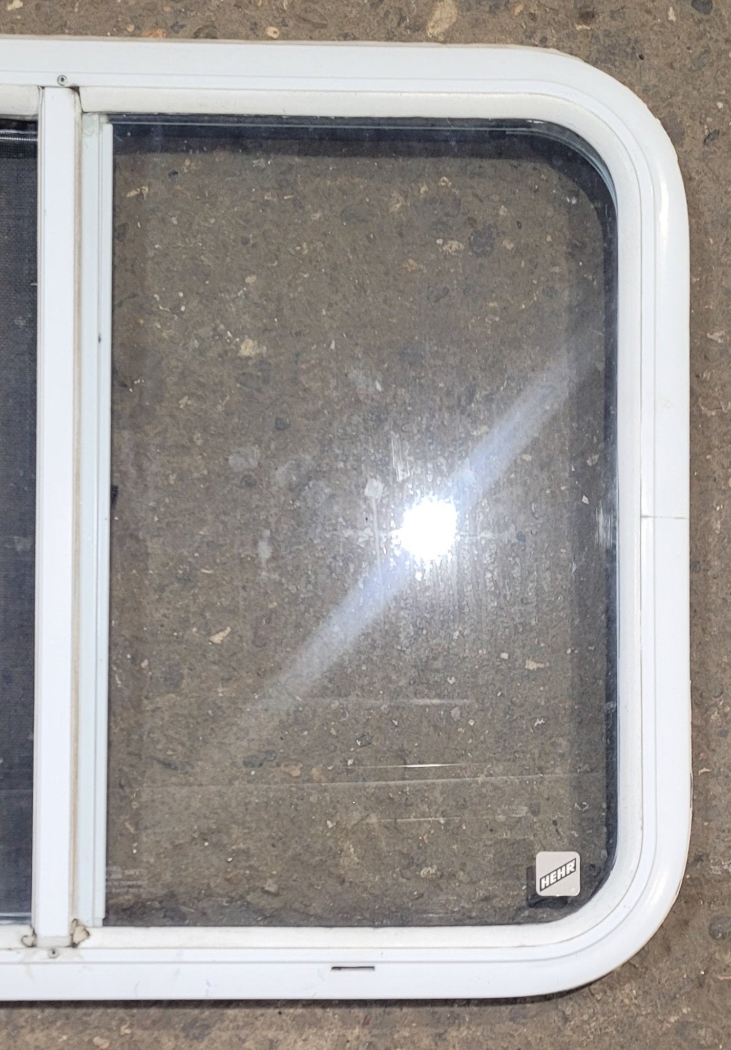 Used White Radius Opening Window : 26 1/2