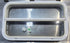 Used White Radius Opening Window : 29 1/2" W x 17 1/2" H x 1 7/8" D - Young Farts RV Parts